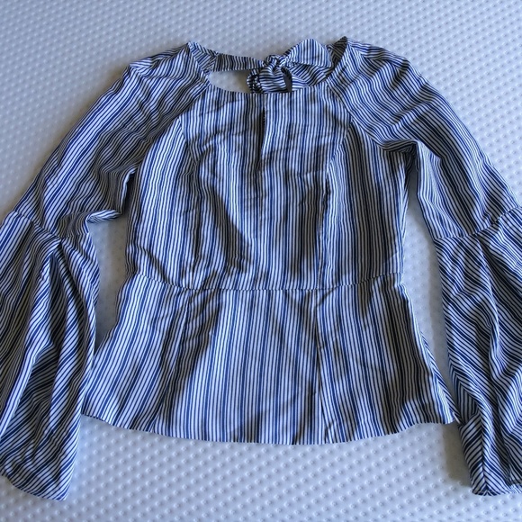 Bar III Tops - Bar III Bell Sleeves Blouse Top NWT XSmall
